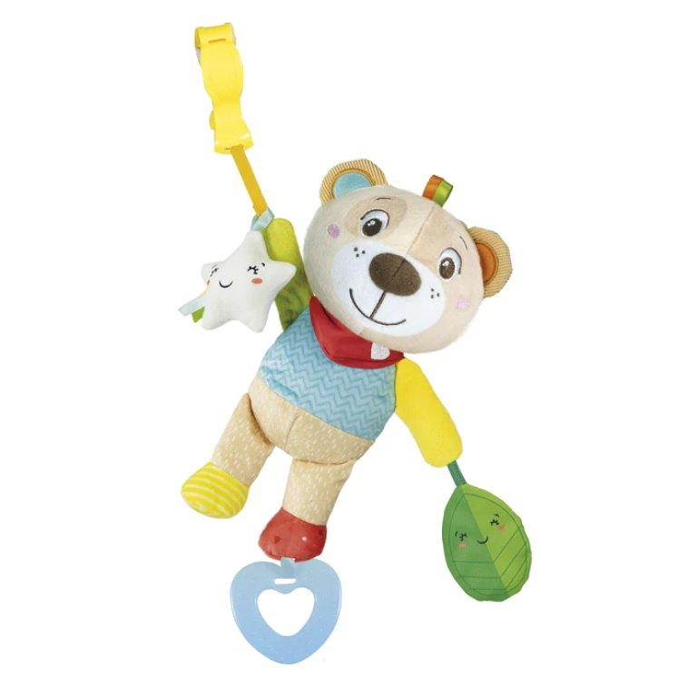 Clementoni Baby minkštas pakabinamas žaislas “EASY-PEASY SOFT BEAR”