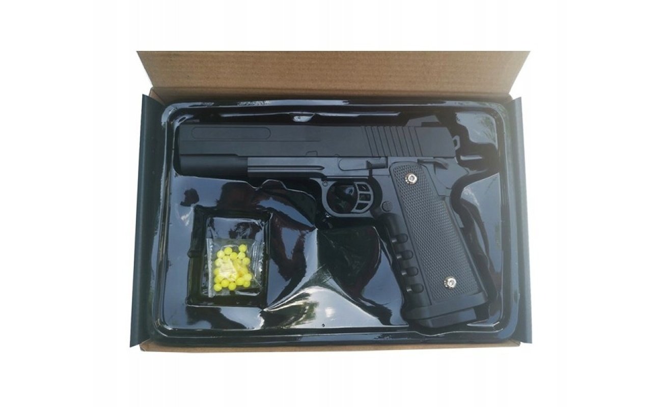 Žaislinis Airsoft metalinis pistoletas V41