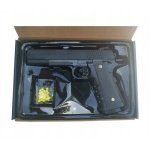 Žaislinis Airsoft metalinis pistoletas V41