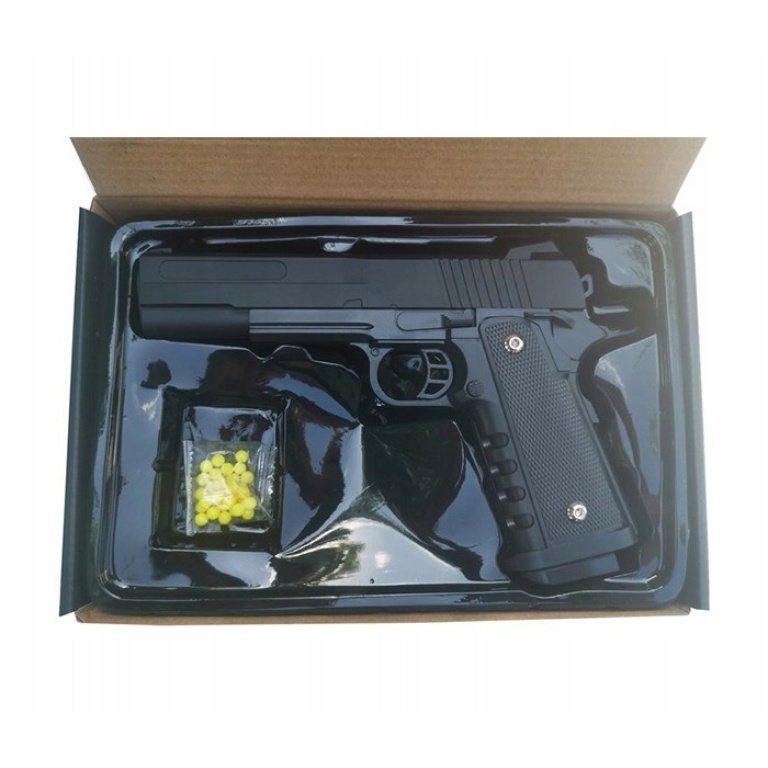 Žaislinis Airsoft metalinis pistoletas V41
