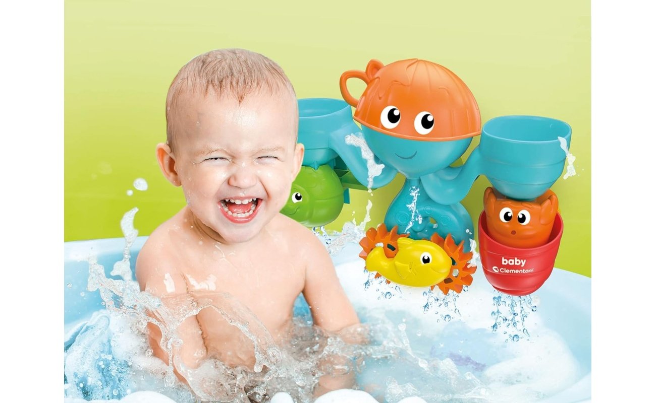 Clementoni vonios žaislas “Octo Park – Water Friends”