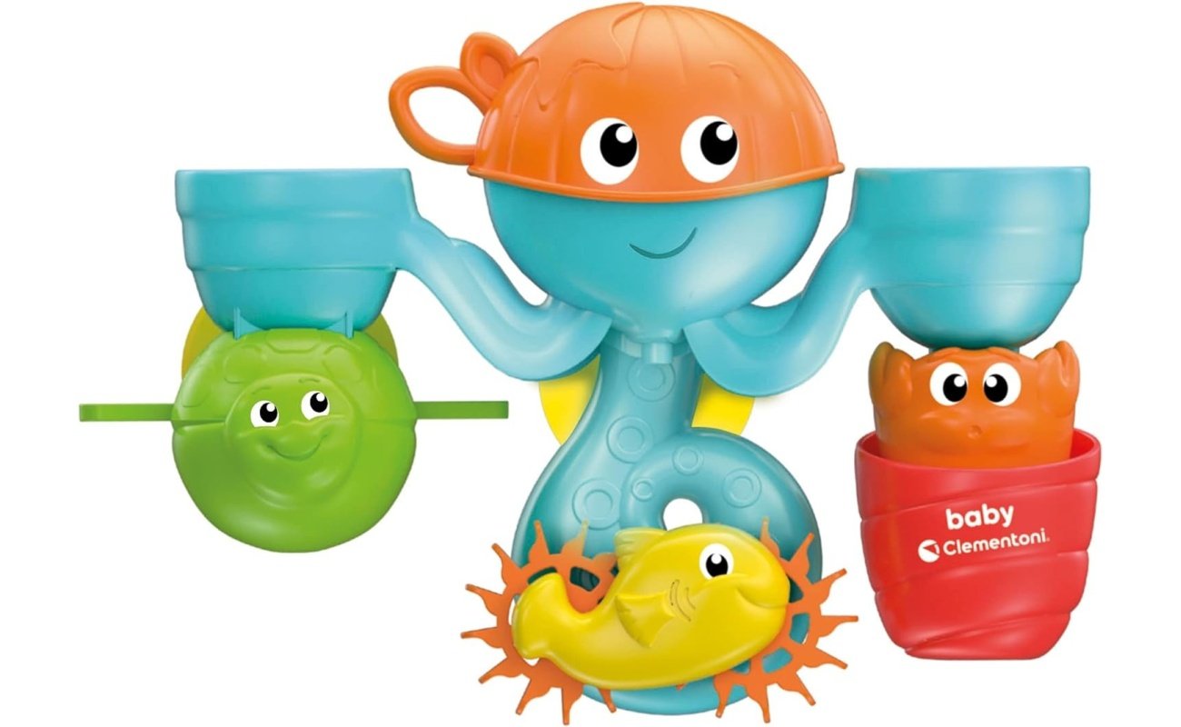 Clementoni vonios žaislas “Octo Park – Water Friends”