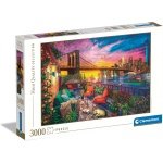 Clementoni dėlionė “Manhattan Balcony Sunset” 3000pcs