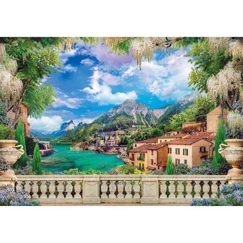 Clementoni dėlionė “Lush Terrace On Lake” 3000pcs