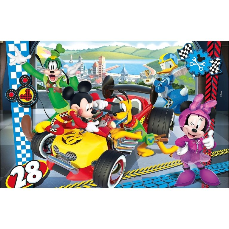 Clementoni supercolor dėlionė “Mickey and the Roadster Racers” 2×20 pcs