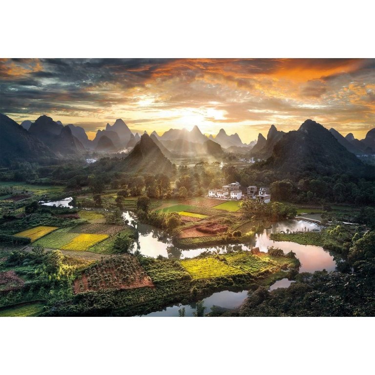 Clementoni dėlionė “View of China” 2000pcs