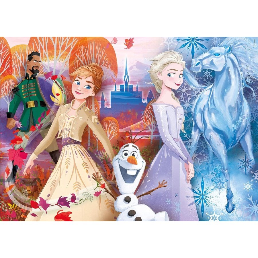 Clementoni Superkit dėlionė + domino “Frozen 2” 2×30 pcs