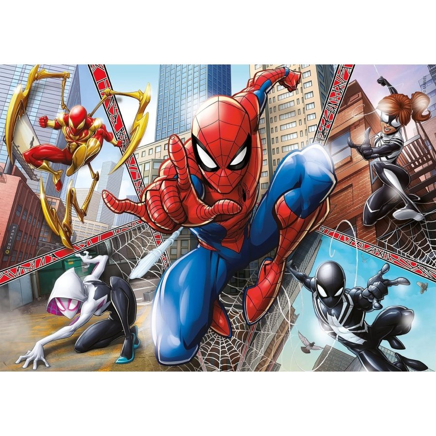 Clementoni supercolor dėlionė “Spiderman” 2×60 pcs