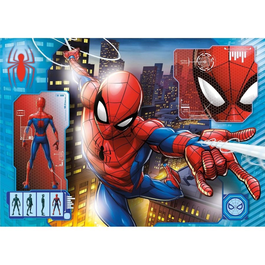 Clementoni supercolor dėlionė “Spiderman” 2×60 pcs