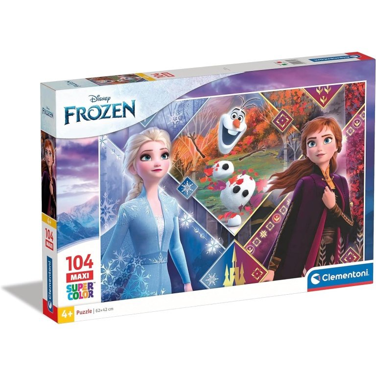 Clementoni Supercolor MAXI dėlionė “Frozen 2” 104pcs