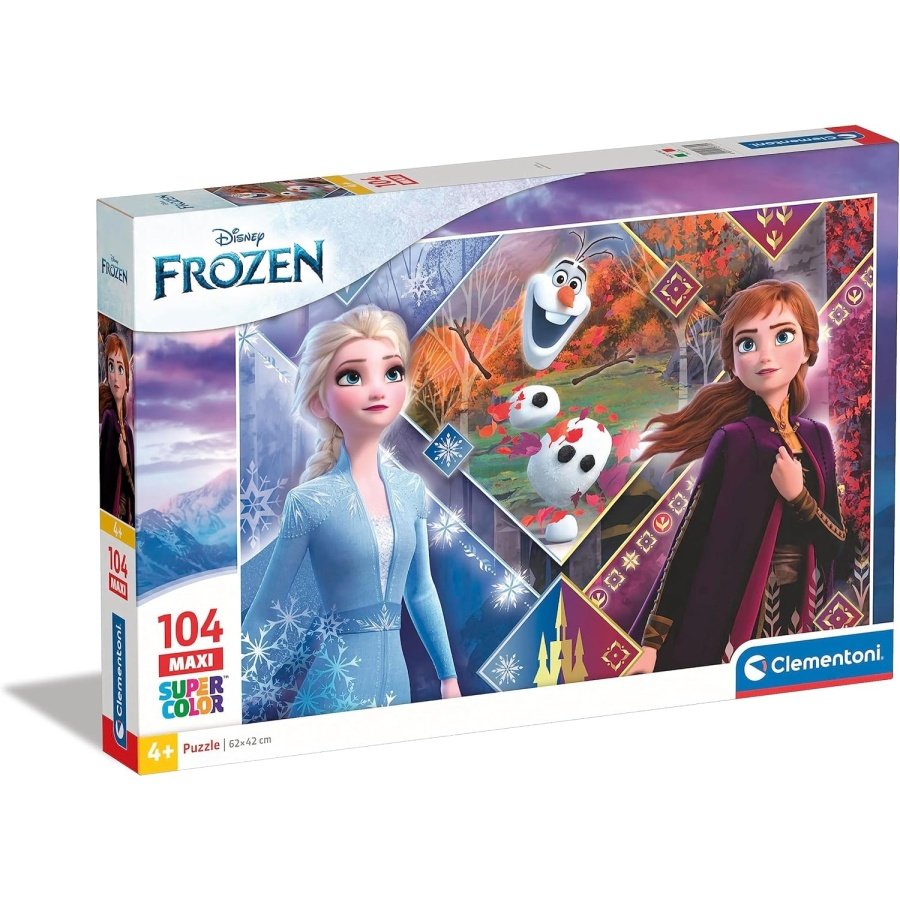 Clementoni Supercolor MAXI dėlionė “Frozen 2” 104pcs