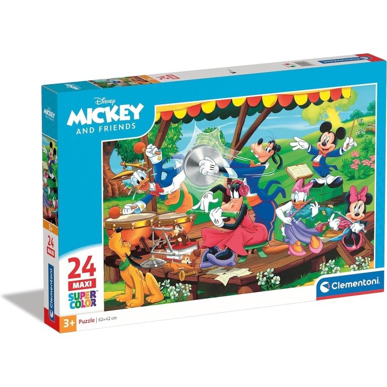 Clementoni Supercolor Maxi dėlionė “Mickey and Friends” 24pcs