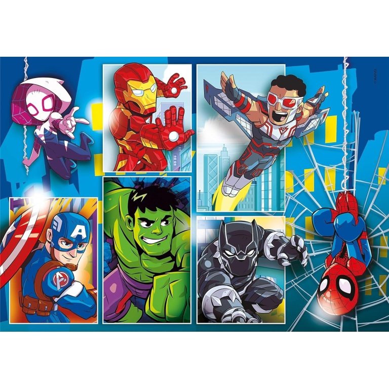 Clementoni supercolor dėlionė “Marvel Super Hero Avengers” 2×20 pcs