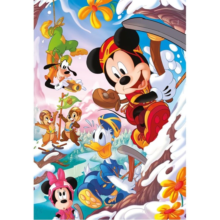 Clementoni Supercolor dėlionė 3in1 “Mickey & Friends” 3×48 pcs