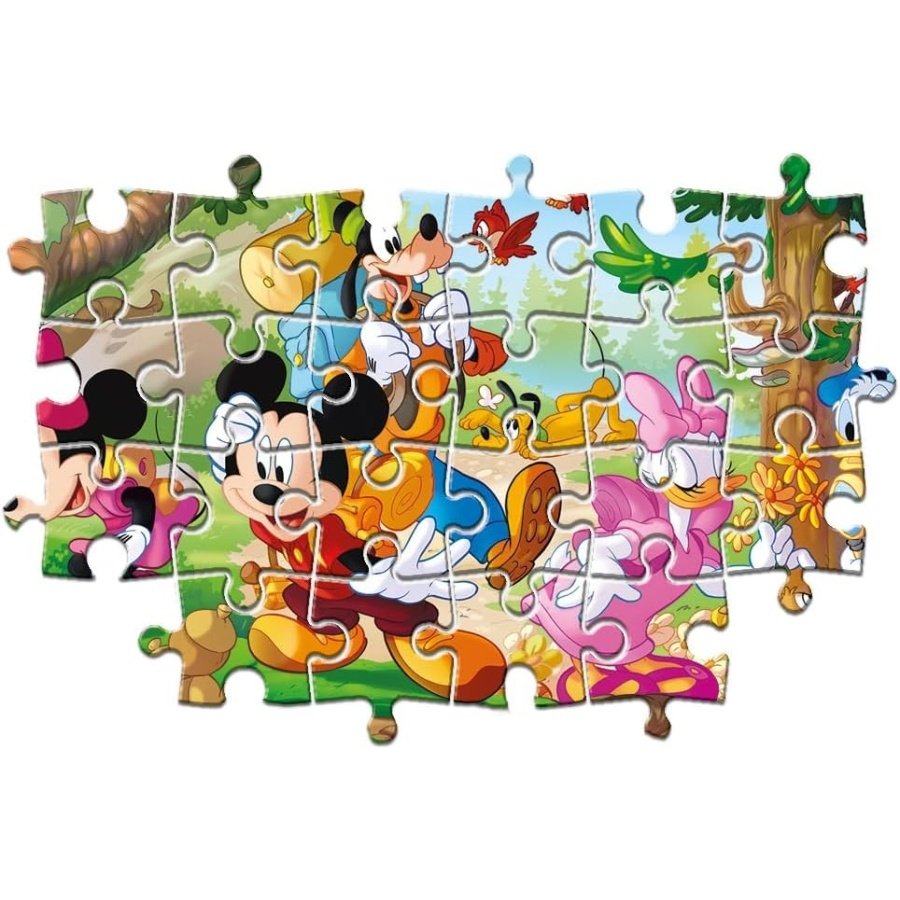 Clementoni Supercolor dėlionė 3in1 “Mickey & Friends” 3×48 pcs