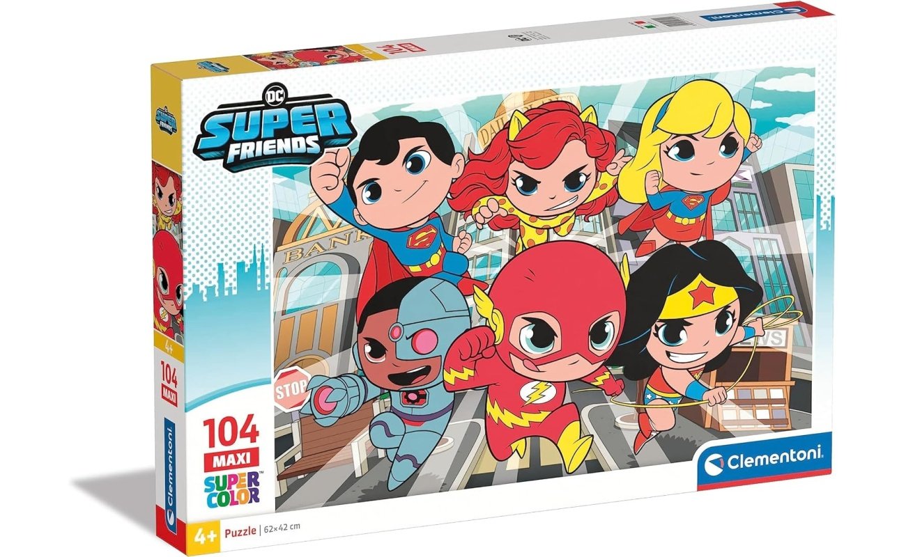 Clementoni Supercolor Maxi dėlionė “DC Superfriends  ” 104 pcs