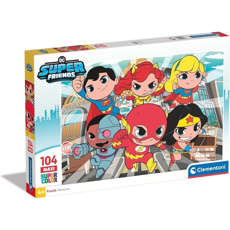 Clementoni Supercolor Maxi dėlionė “DC Superfriends  ” 104 pcs