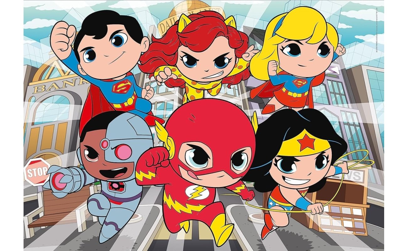 Clementoni Supercolor Maxi dėlionė “DC Superfriends  ” 104 pcs