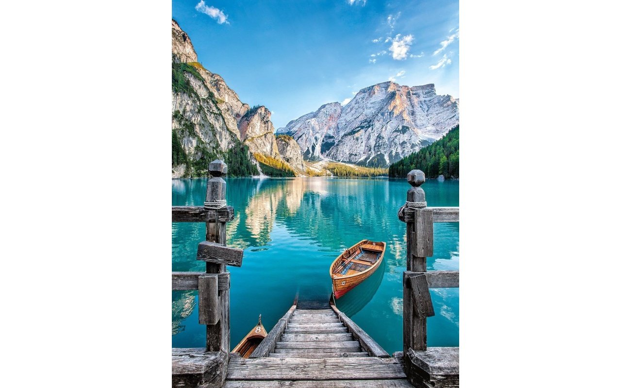 Clementoni dėlionė “Braies Lake” 500pcs