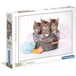 Clementoni dėlionė “Kittens & Soap” 500pcs