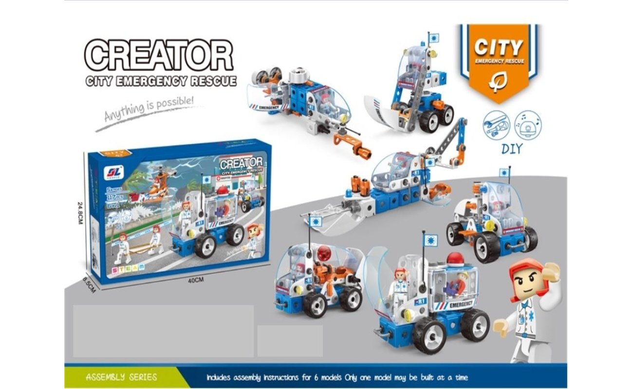 Konstruktorius CREATOR 6IN1 (117PCS)
