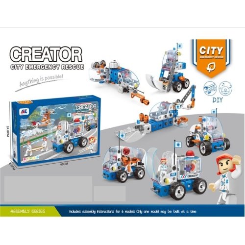 Konstruktorius CREATOR 6IN1 (117PCS)