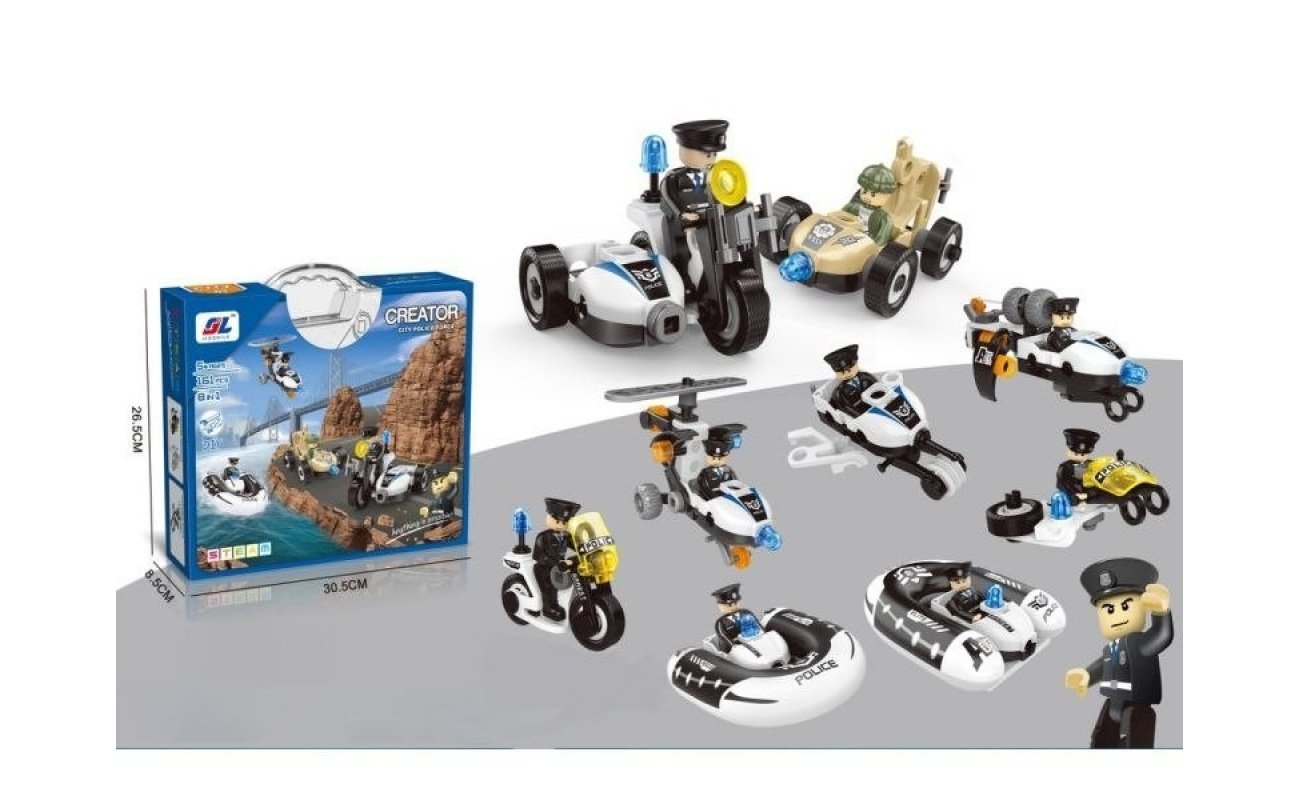 Konstruktorius CREATOR 8IN1 (161PCS)