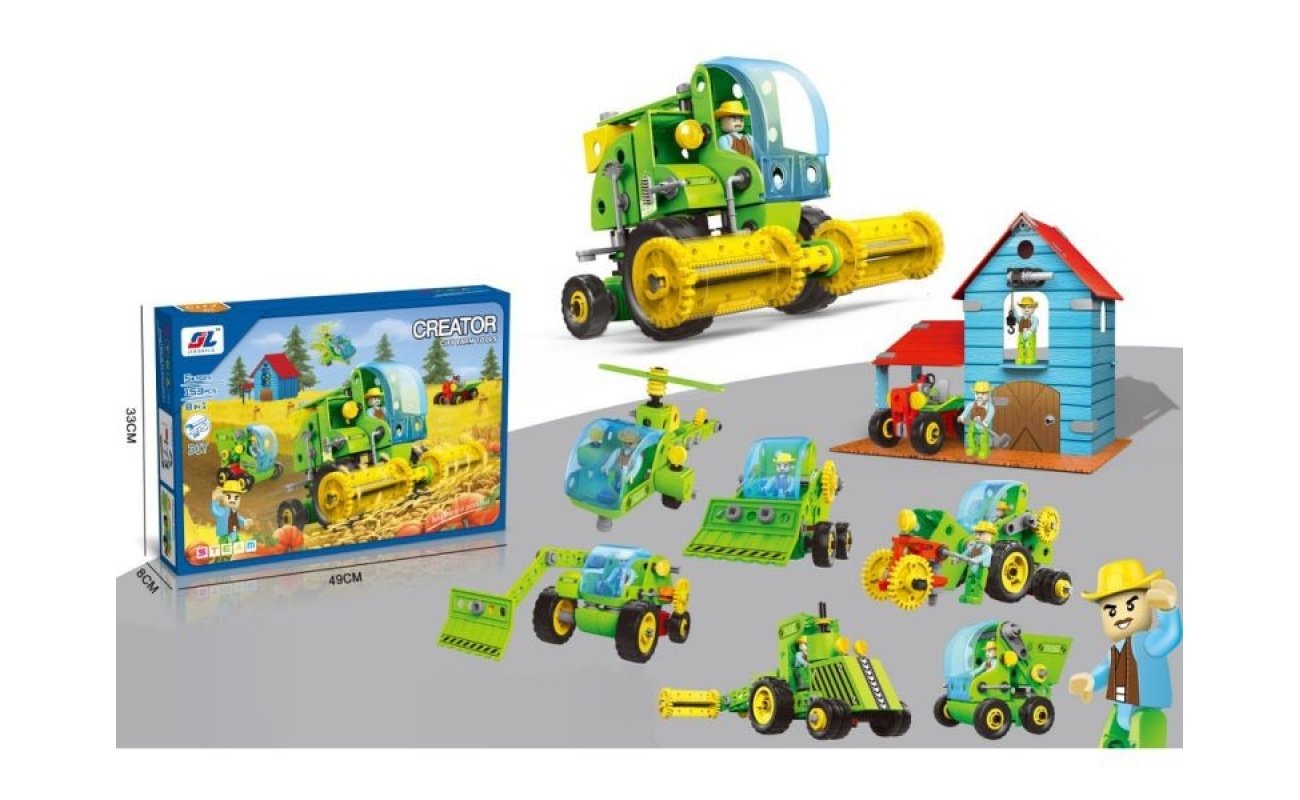 Konstruktorius CREATOR 8IN1 (153PCS)