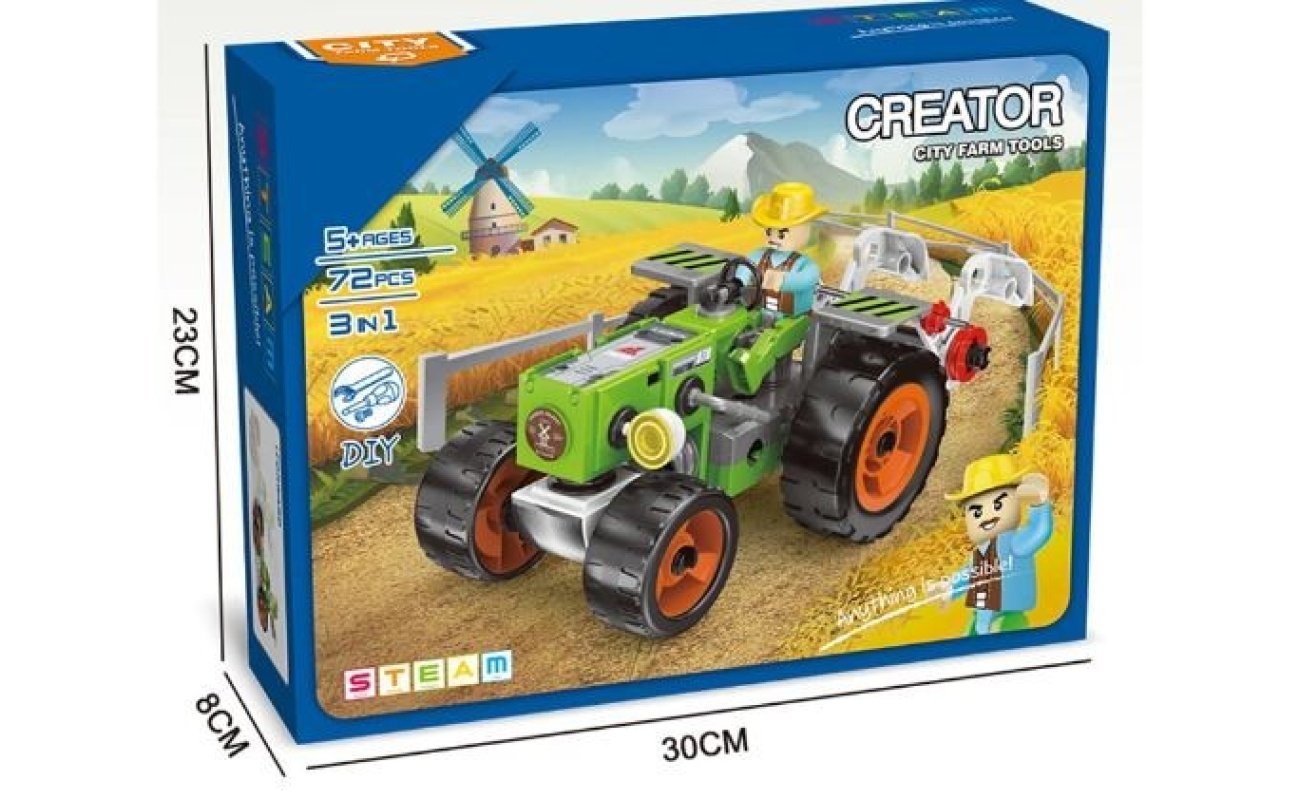 Konstruktorius CREATOR 3IN1 (72PCS)