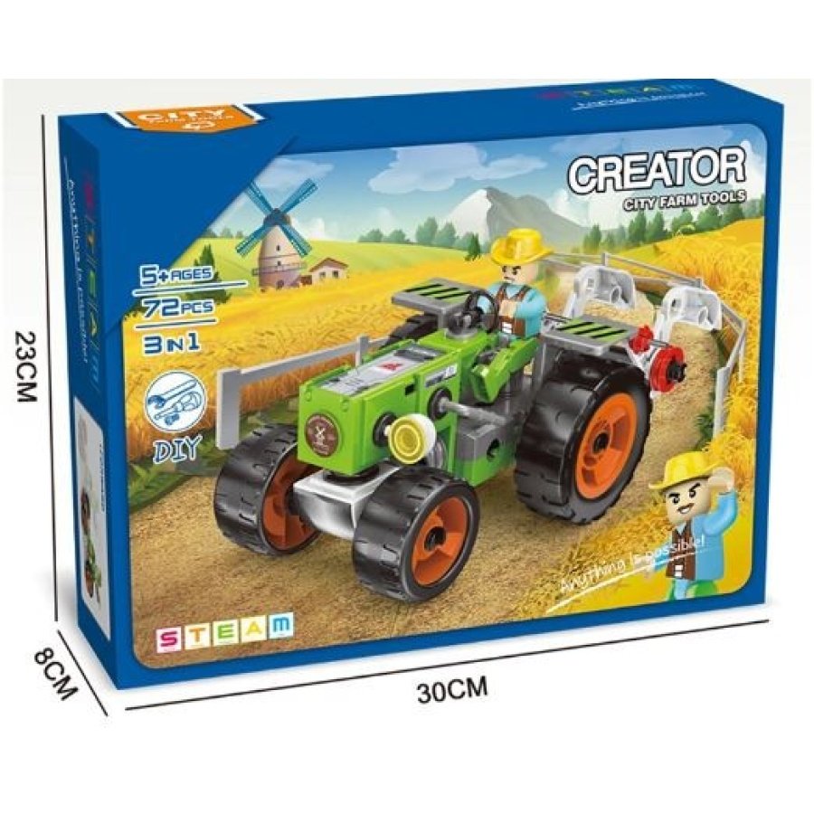 Konstruktorius CREATOR 3IN1 (72PCS)