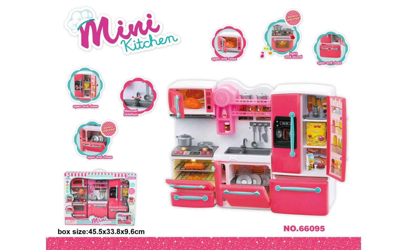 Žaislinė virtuvėlė su priedais “Mini Kitchen”