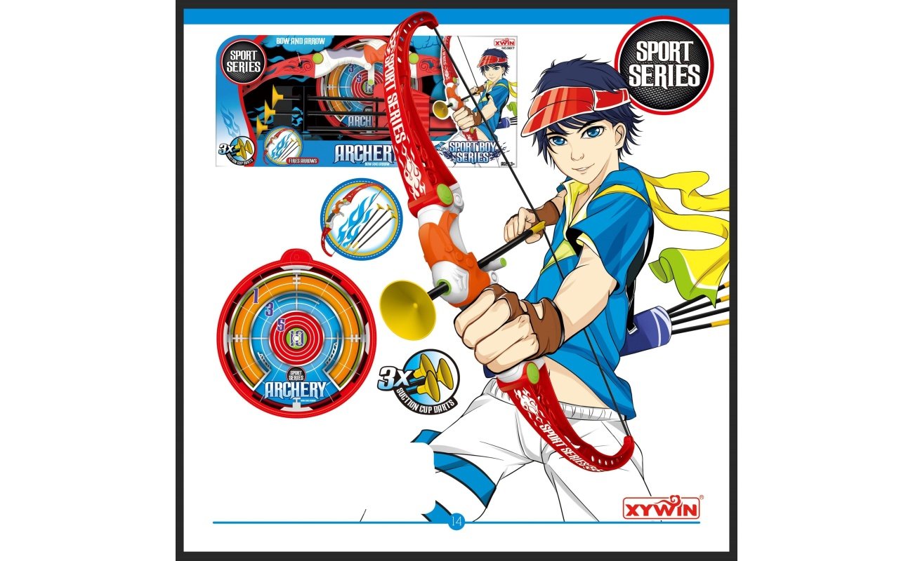 Vaikiškas lankininko rinkinys su taikiniu