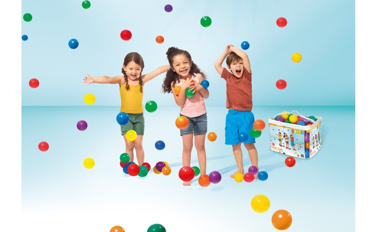 Intex minkšti baseino kamuoliukai Fun Balls 100vnt. (8cm)