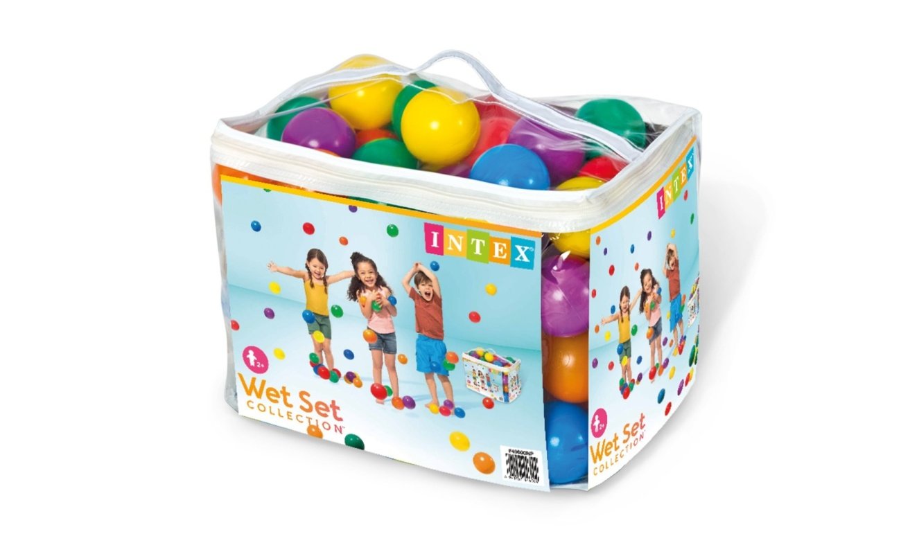 Intex minkšti baseino kamuoliukai Fun Balls 100vnt. (8cm)