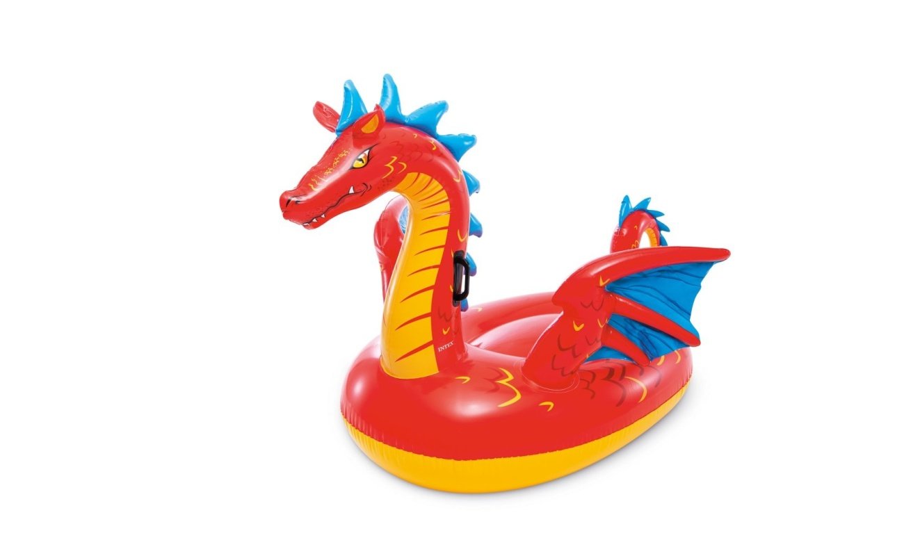 Pripučiamas plaustas INTEX Dragon 198x173cm
