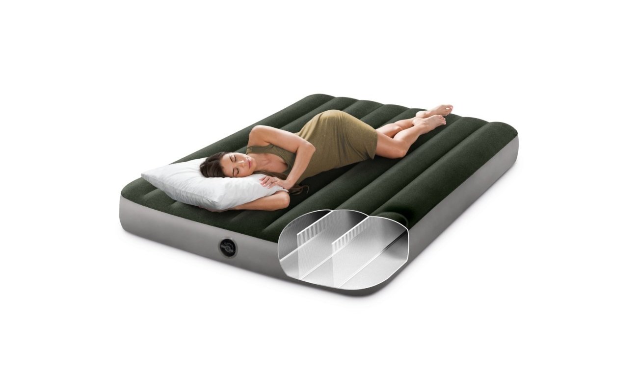 Pripučiamas čiužinys INTEX Full Dura-Beam, Prestige Downy Airbed 137x191x25cm