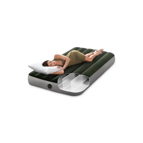 Pripučiamas čiužinys INTEX Twin Dura-Beam, Downy Airbed su integruota pompa 99x191x25cm
