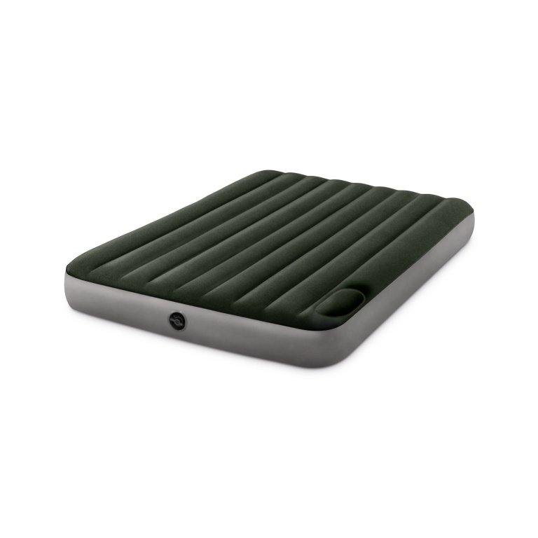 Pripučiamas čiužinys INTEX Queen Dura-Beam, Downy Airbed su integruota pompa 152x203x25cm