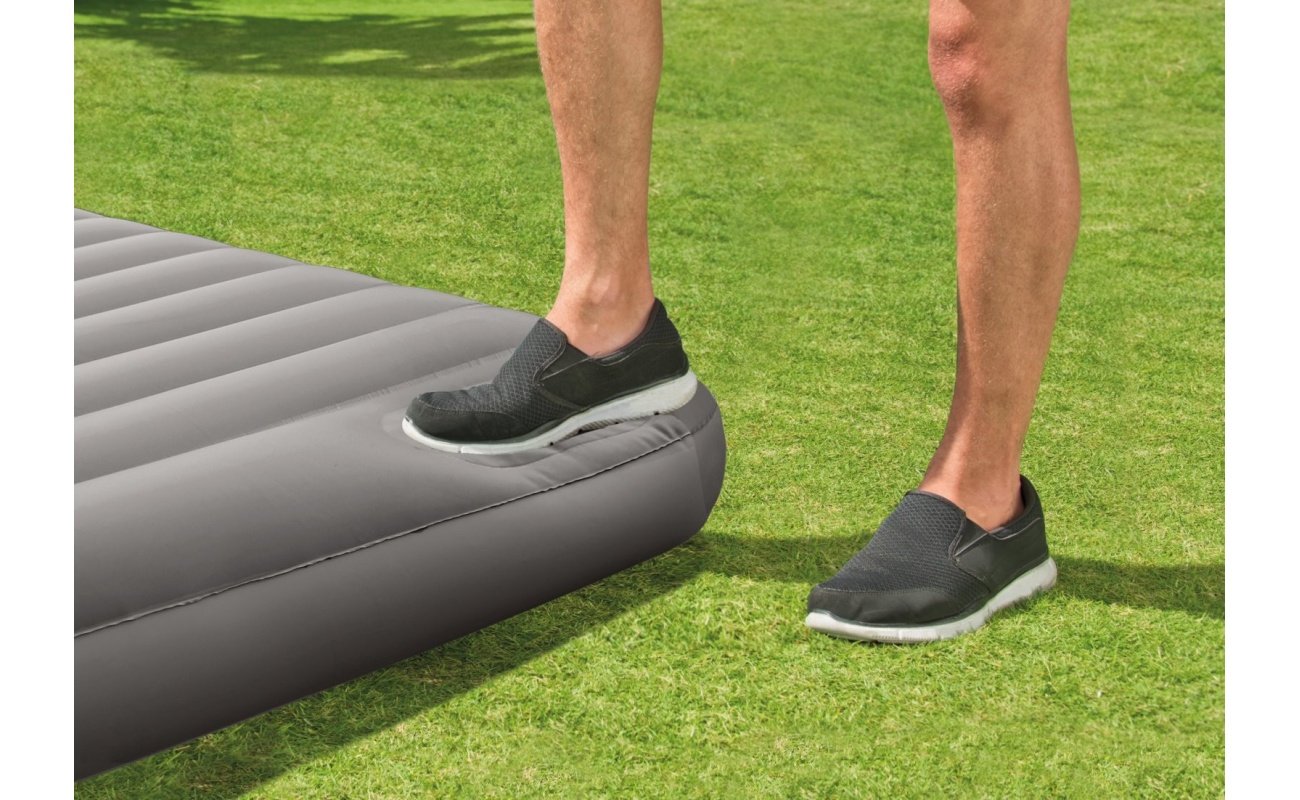 Pripučiamas čiužinys INTEX Queen Dura-Beam, Downy Airbed su integruota pompa 152x203x25cm