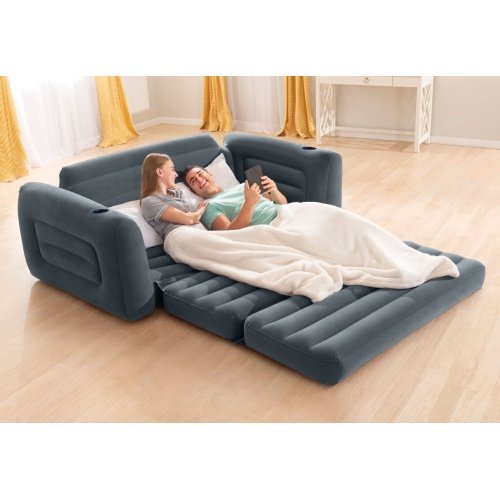 Pripučiama sofa-lova INTEX 2in1, 224x203x66cm