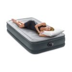 Pripučiamas čiužinys-lova INTEX Twin Comfort-Plush, Airbed W/Fiber-Tech RP su pompa,99x191x33cm