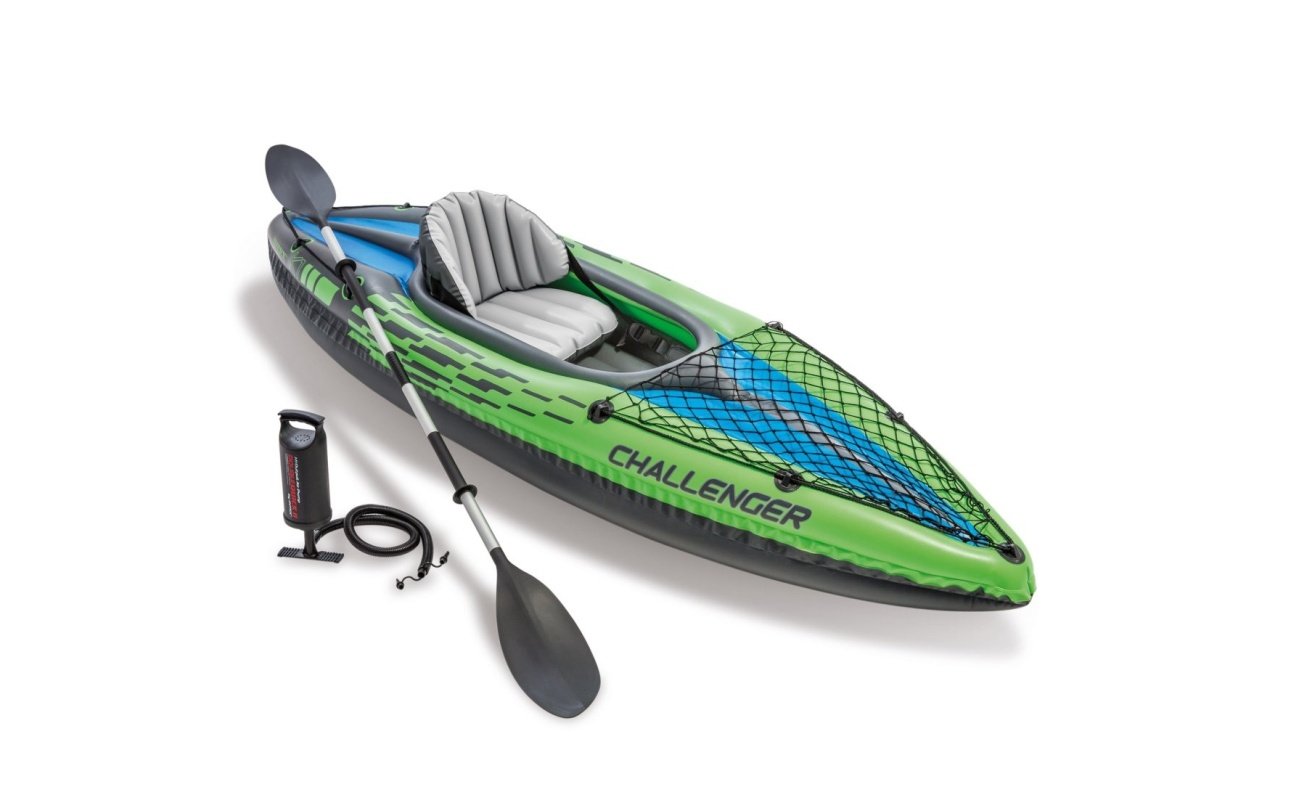 Pripučiama Baidarė (vienvietė) INTEX  Challenger K1, Kayak 274x76x33cm
