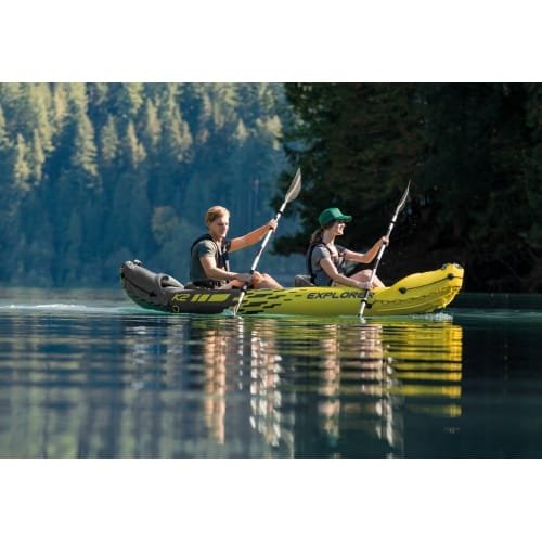 Pripučiama Baidarė (dvivietė) INTEX  Explorer K2, Kayak 312x91x51cm
