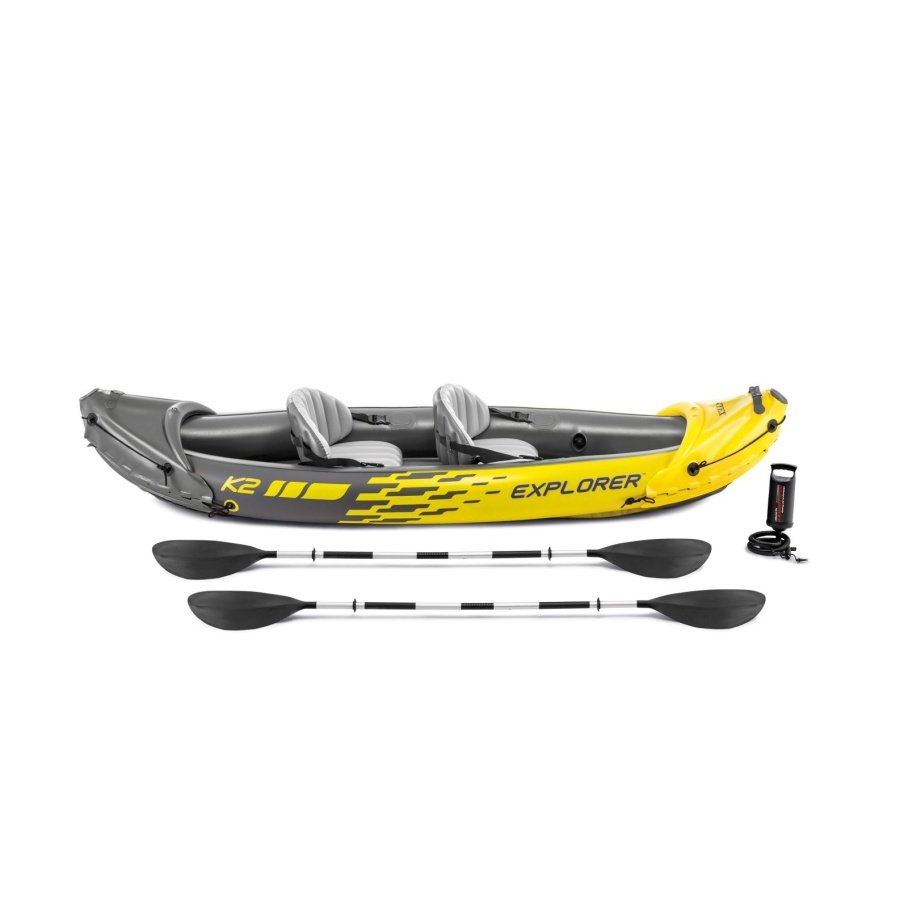 Pripučiama Baidarė (dvivietė) INTEX  Explorer K2, Kayak 312x91x51cm