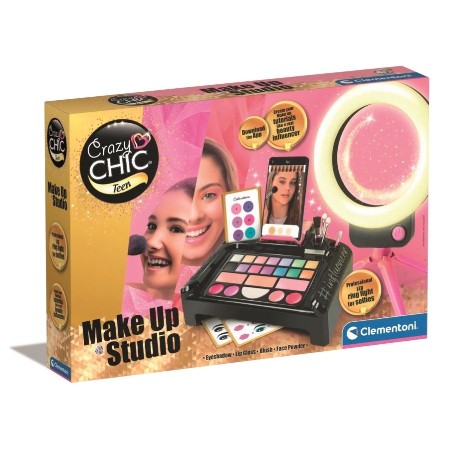 Clementoni kosmetikos rinkinys-Crazy Chick “Make up Studio”