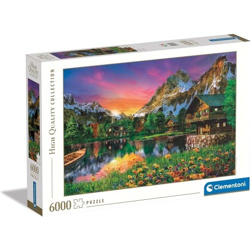 Clementoni dėlionė “Alpine Lake” 6000pcs