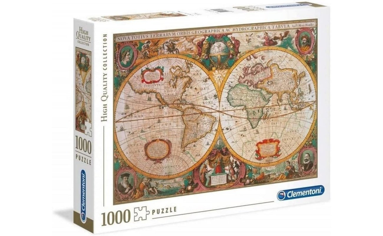 Clementoni dėlionė “OLD MAP” 1000pcs