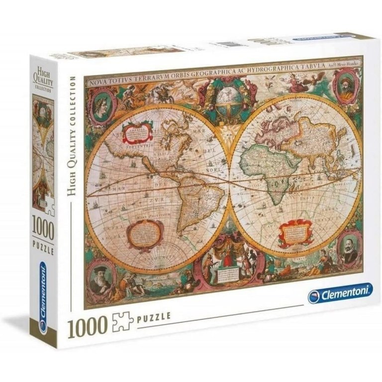 Clementoni dėlionė “OLD MAP” 1000pcs