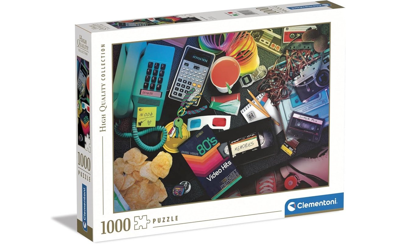 Clementoni dėlionė “80S NOSTALGIA” 1000pcs