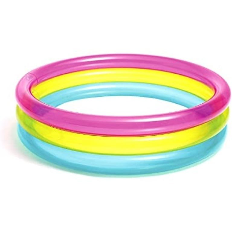 Baseinas pripučiamas INTEX Rainbow Baby Pool 86x25cm